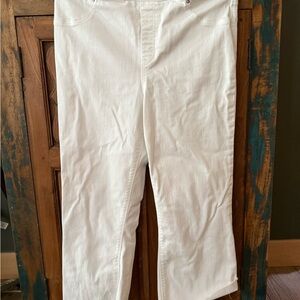 SPANX White Cropped Jean